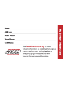 contact card